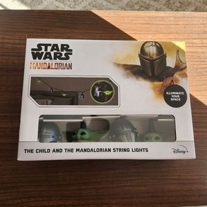 STAR WARS The Mandalorian & The Child String Christmas Lights NEW
